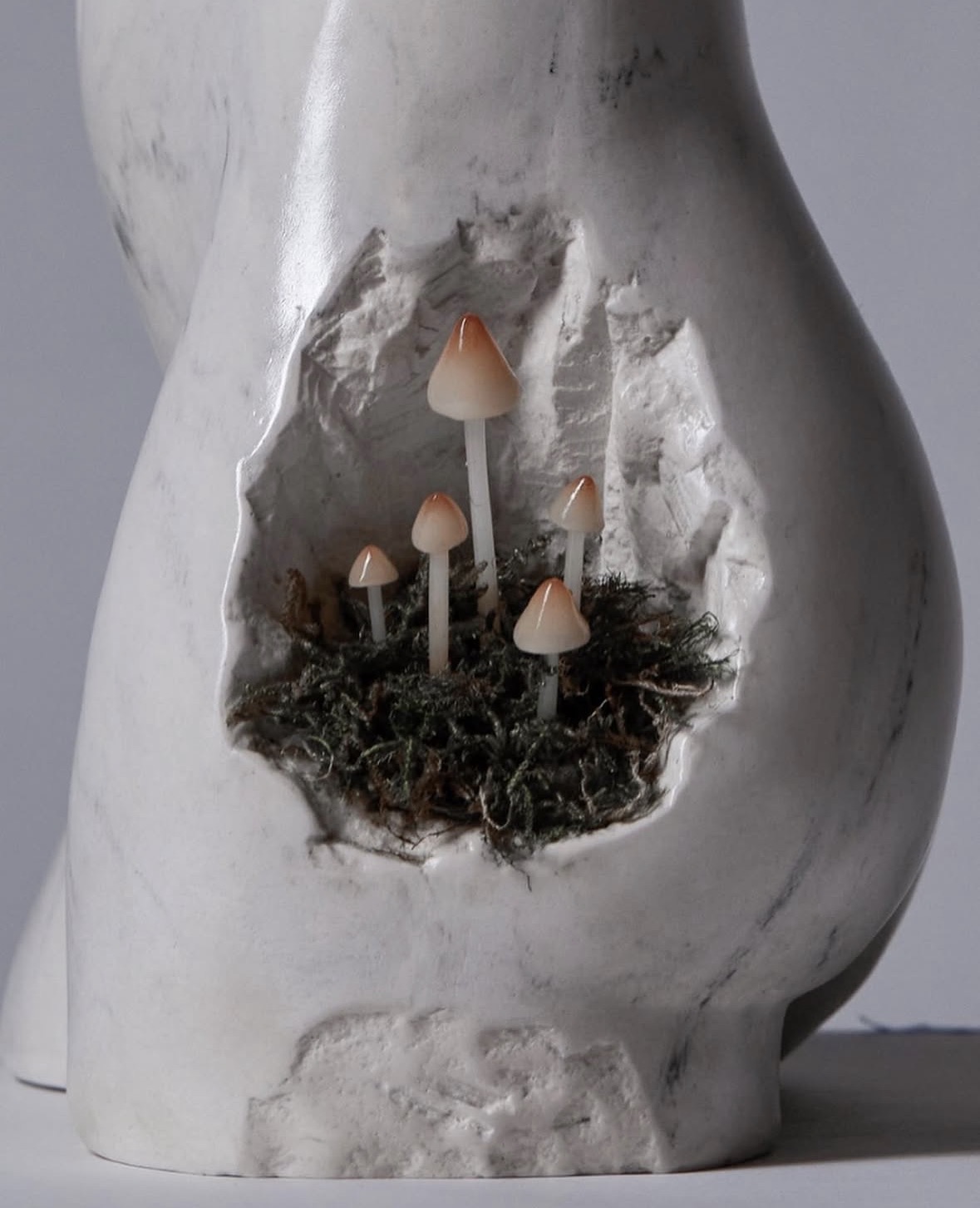 Journey, mushroom and moss detail